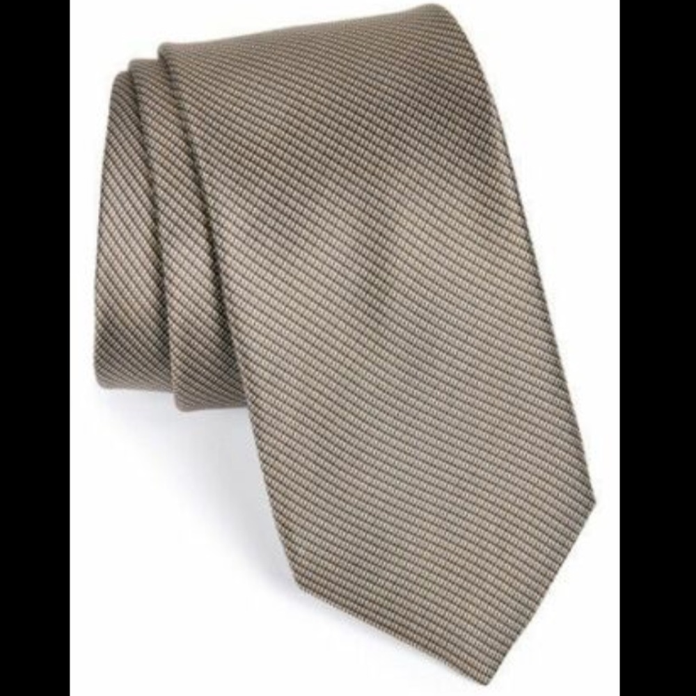 NWT Michael Kors 'Shadow Update' Woven Silk Tie Men